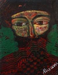 Akram Dost Baloch, 06 x 08 inch, Oil on Canvas, Figurative Painting, AC-ADB-046